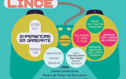 07/05 – Na COHAB II em Itaquera, LINCE realiza Experiências em Gamearte