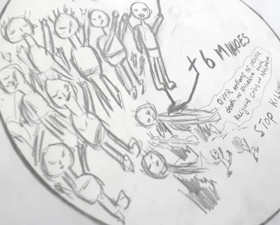 Desenhos sonoros: refugiados e identidades em fluxo